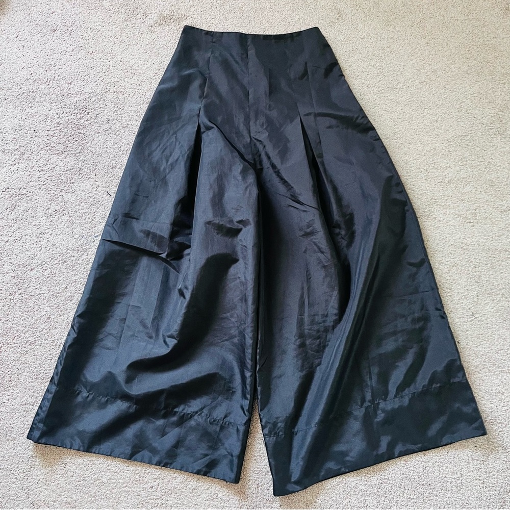ZARA Sleek Black Skirt Pants with Hidden two Pockets | Brand New - Picture 2 of 3
